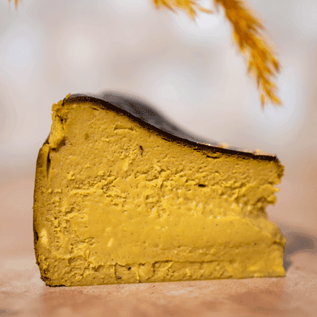 Pumpkin Basque cheesecake Indulgence