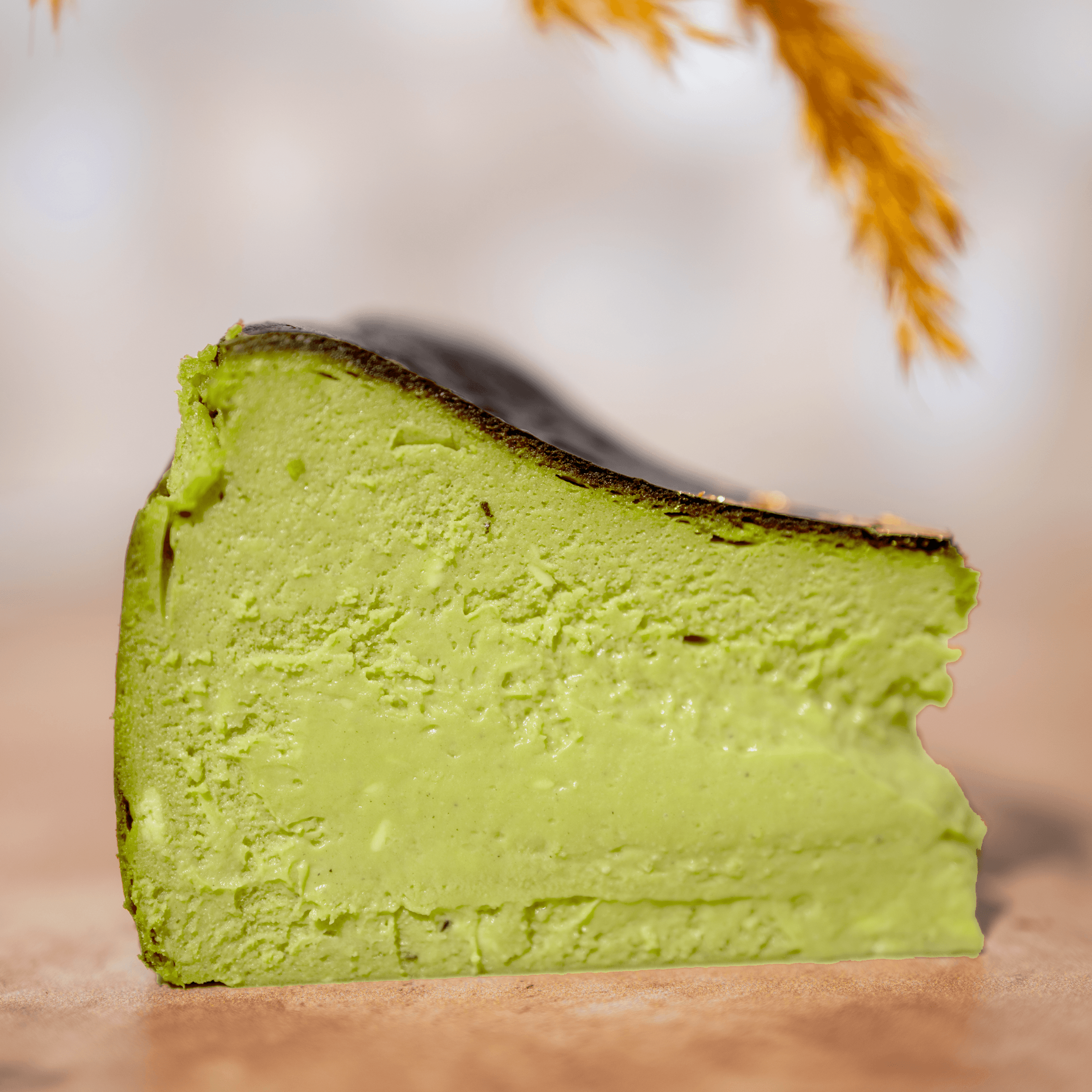 Pandan Basque Cheesecake