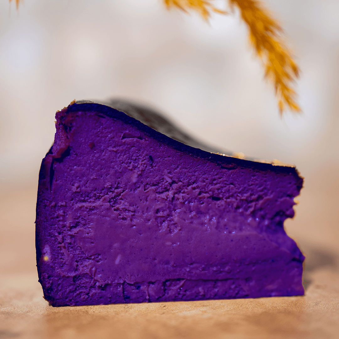 Ube Basque Cheesecake